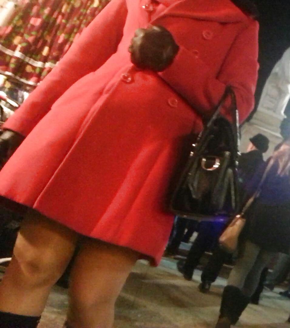 25P Spy skirt and nylon sexy women romanian