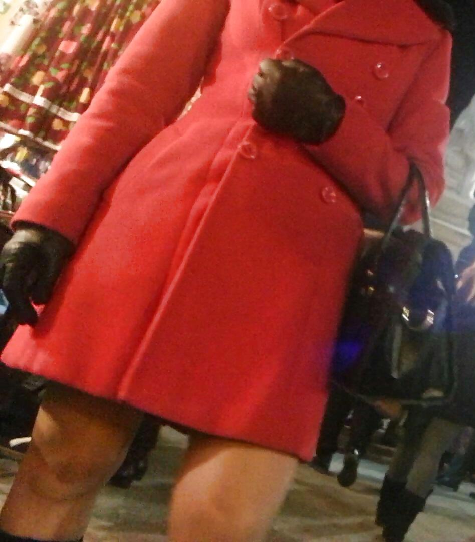 25P Spy skirt and nylon sexy women romanian