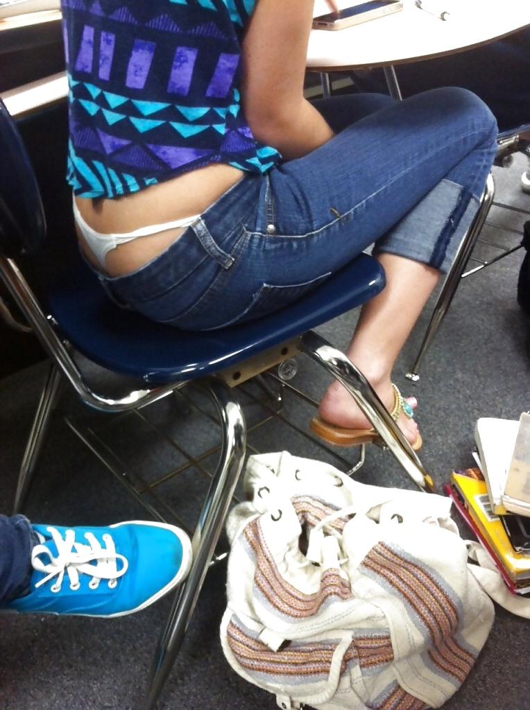 8P Thong in public