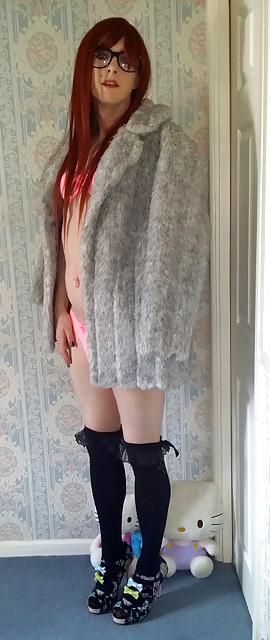 20P Pretty Kitty Fur Coat and Panties