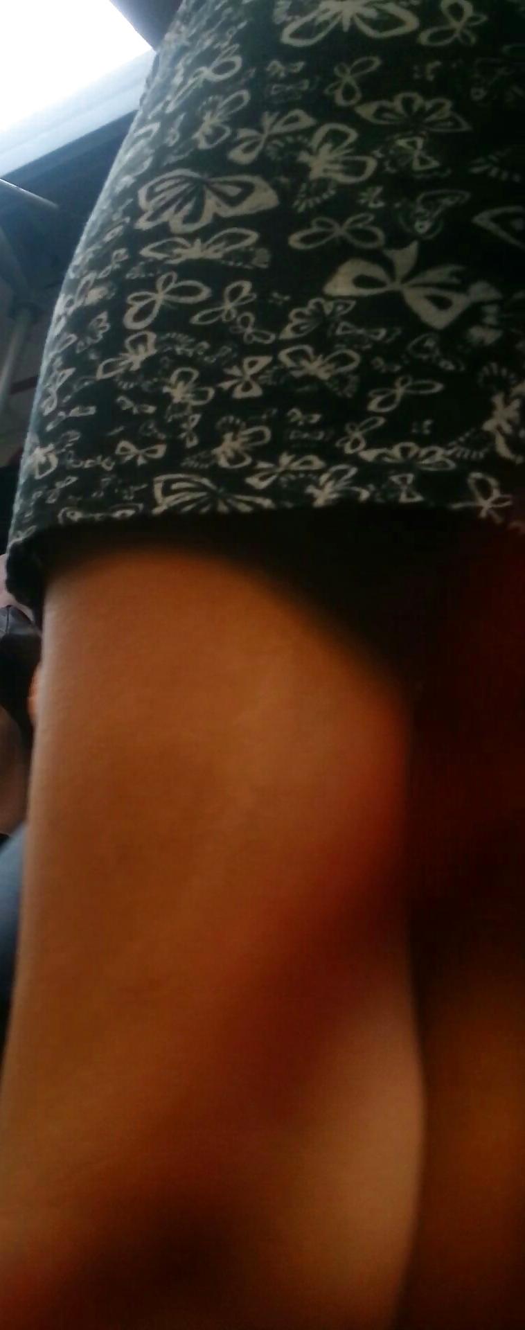 14P Spy sexy teens skirt and feet romanian