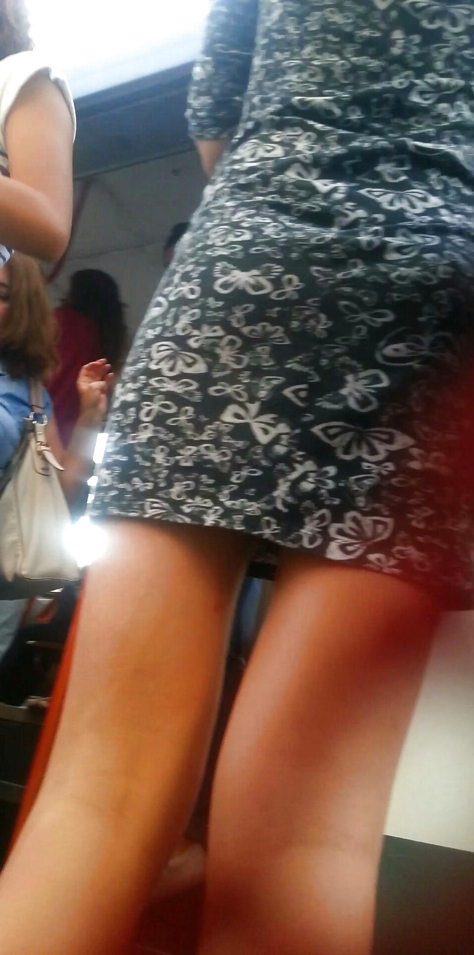 14P Spy sexy teens skirt and feet romanian