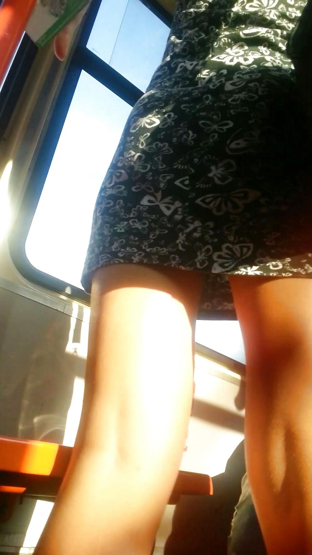 14P Spy sexy teens skirt and feet romanian