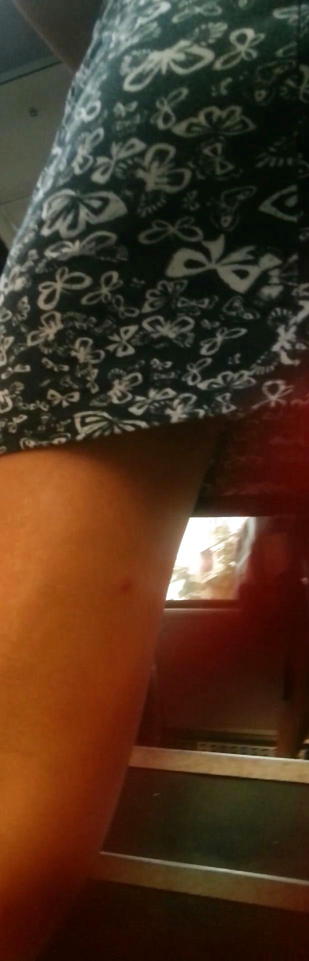 14P Spy sexy teens skirt and feet romanian