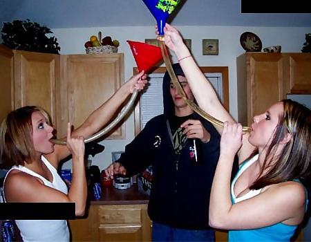 16P Girls can swallow a lot