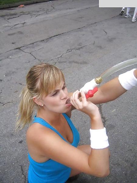 16P Girls can swallow a lot