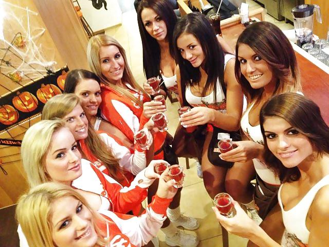 23P Hooters Girls Budapest- Which one would you fuck and how?!