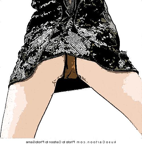 11P Cartoon upskirt