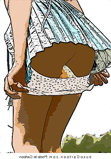 11P Cartoon upskirt