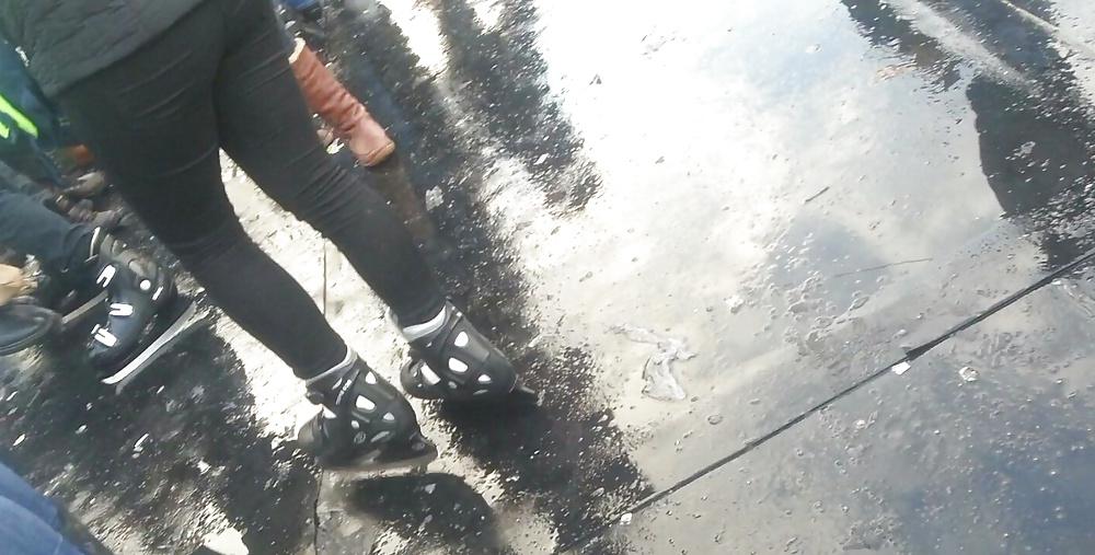 25P Spy leggigns,feet, legs tight sexy women romanian
