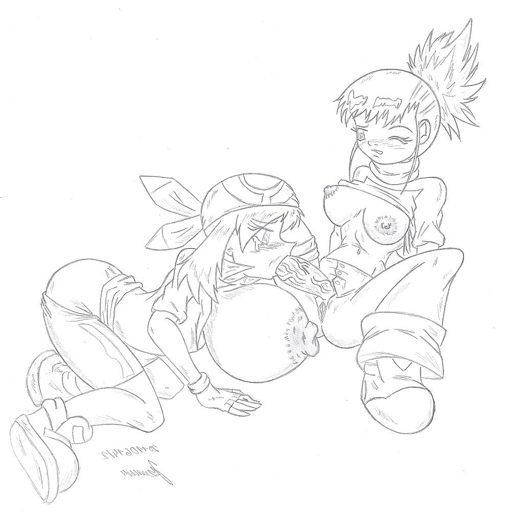 25P 0201- Moaja Cartoon Sketches work  - Rika s Nonaka