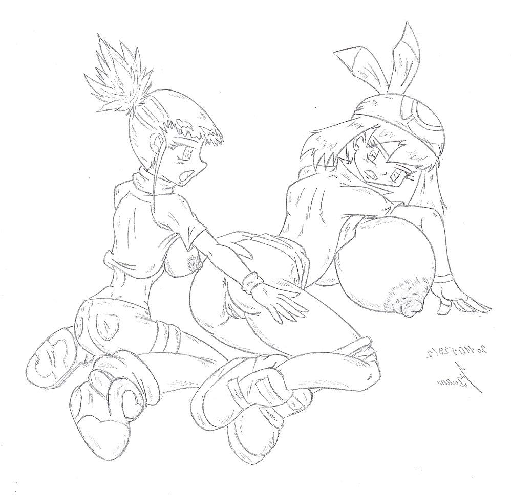 25P 0201- Moaja Cartoon Sketches work  - Rika s Nonaka