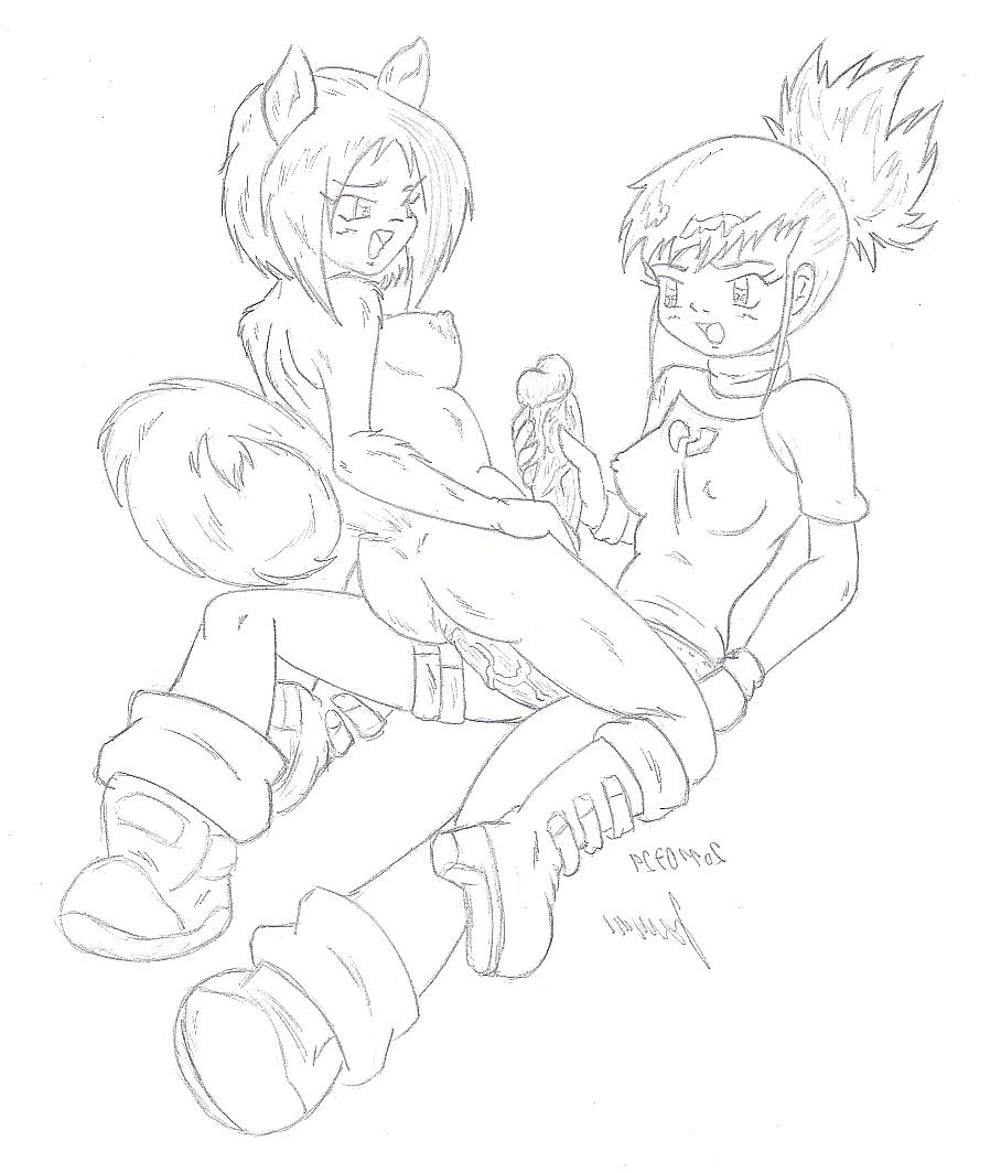 25P 0201- Moaja Cartoon Sketches work  - Rika s Nonaka