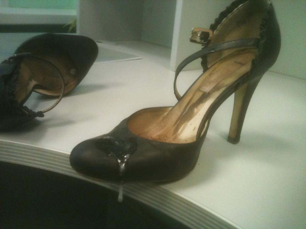 24P 12 times fucked and cummed co-workers heels