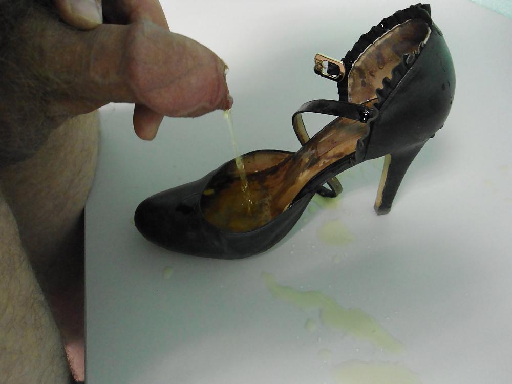 24P 12 times fucked and cummed co-workers heels