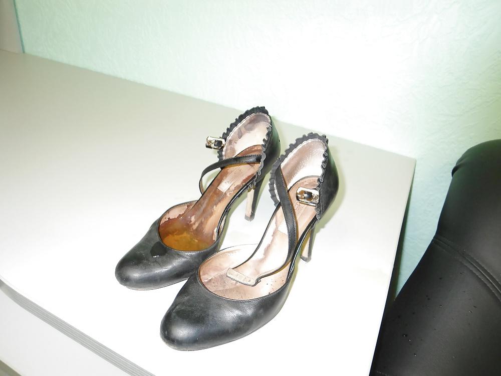 24P 12 times fucked and cummed co-workers heels