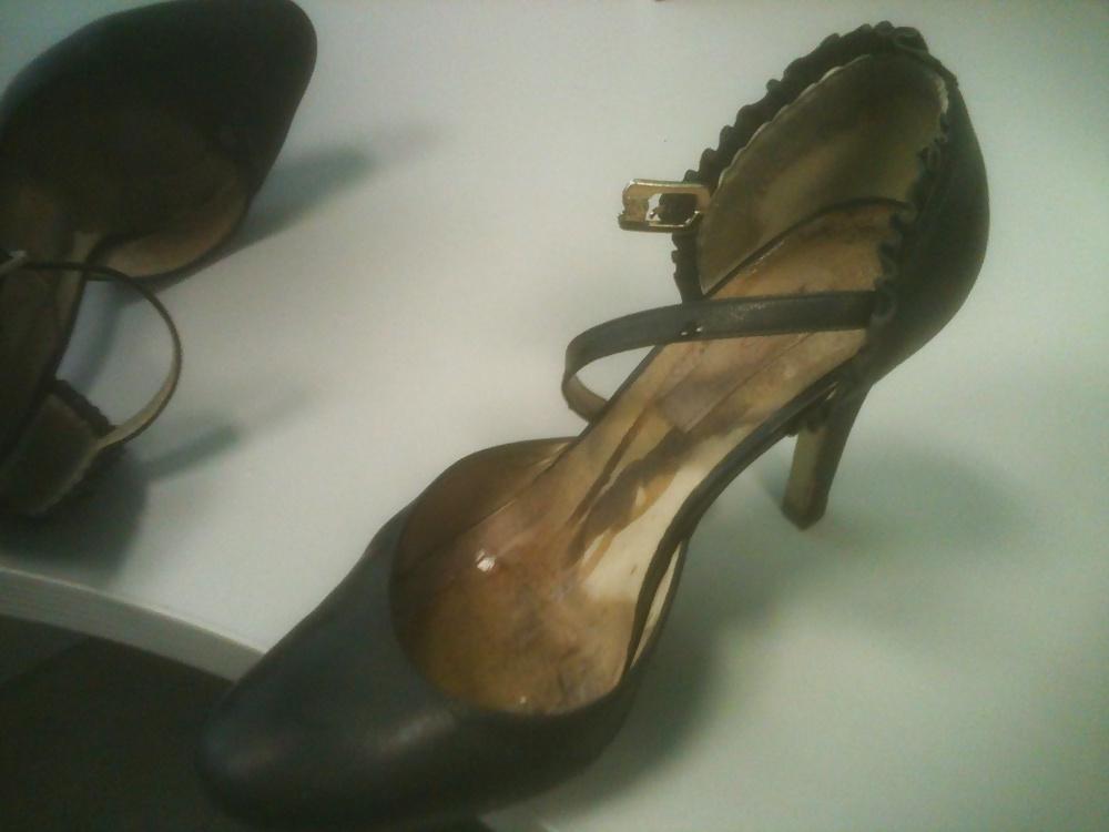 24P 12 times fucked and cummed co-workers heels