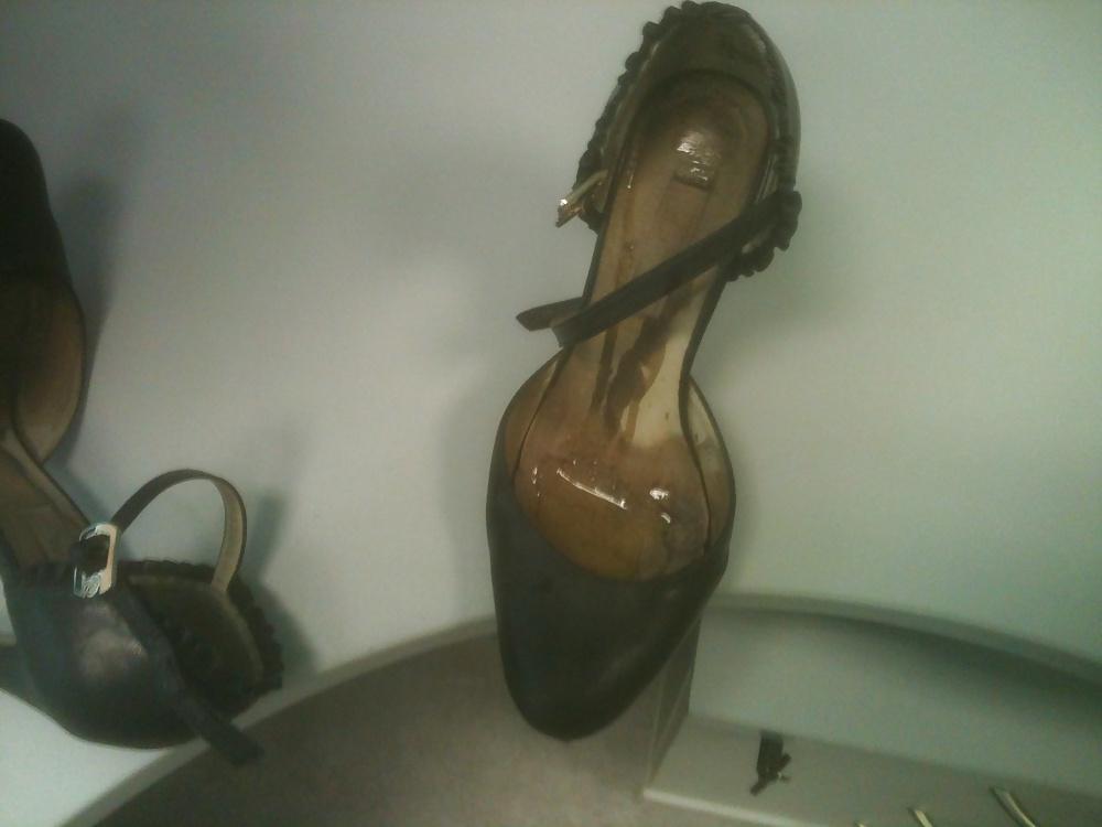 24P 12 times fucked and cummed co-workers heels