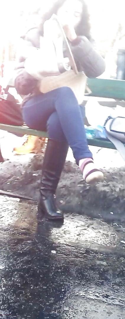 13P Spy sexy mature panties and socks romanian