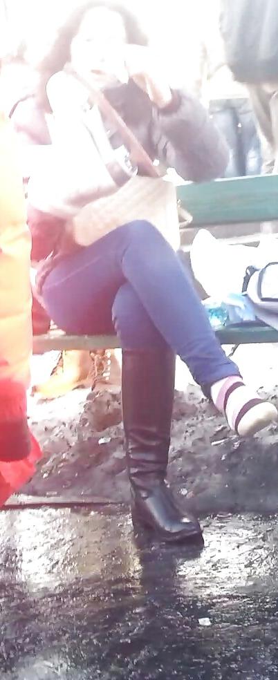 13P Spy sexy mature panties and socks romanian