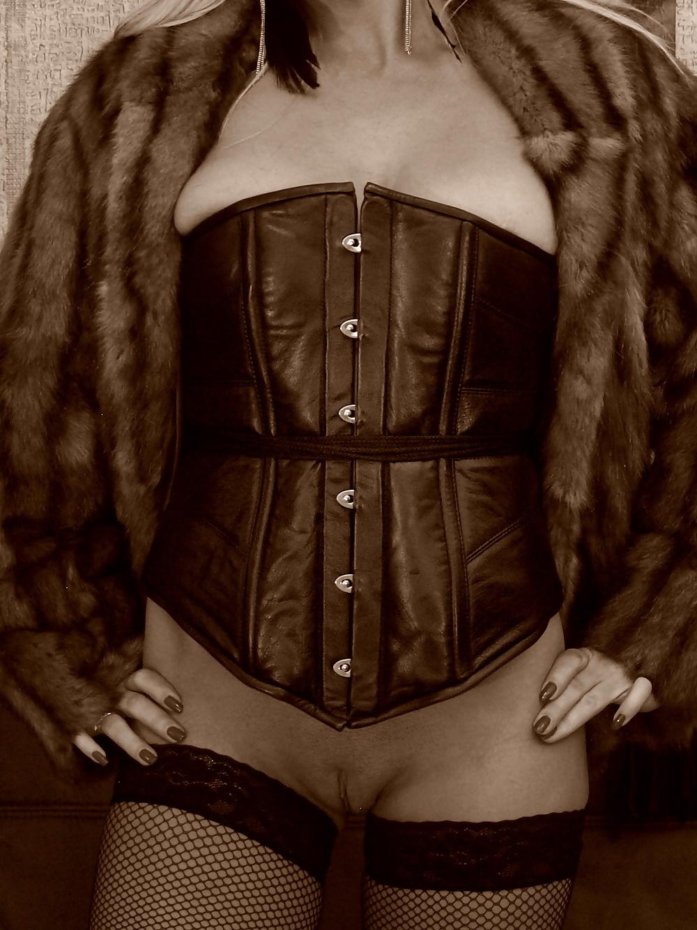 11P Leather and fur girls