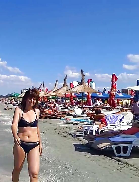 25P Spy beach summer mature romanian