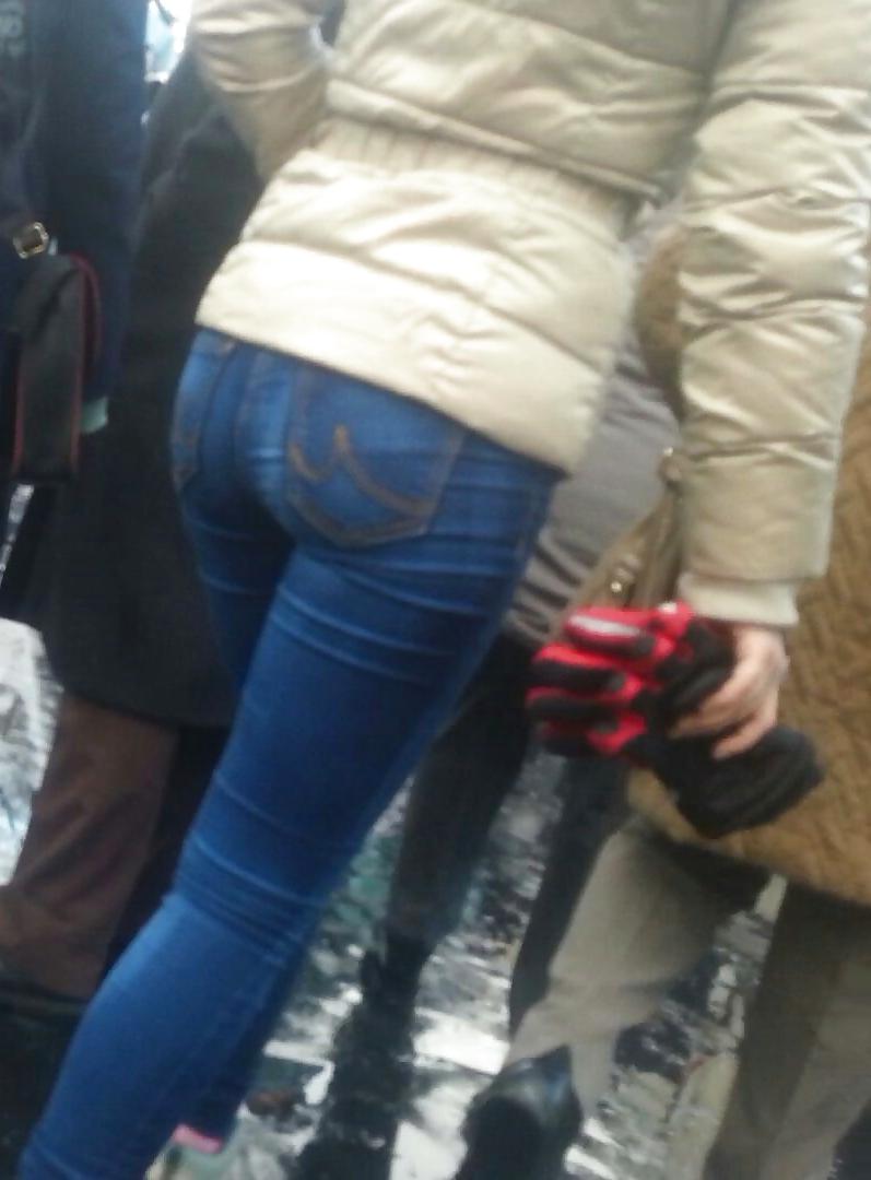 25P Spy sexy jeans ass women romanian
