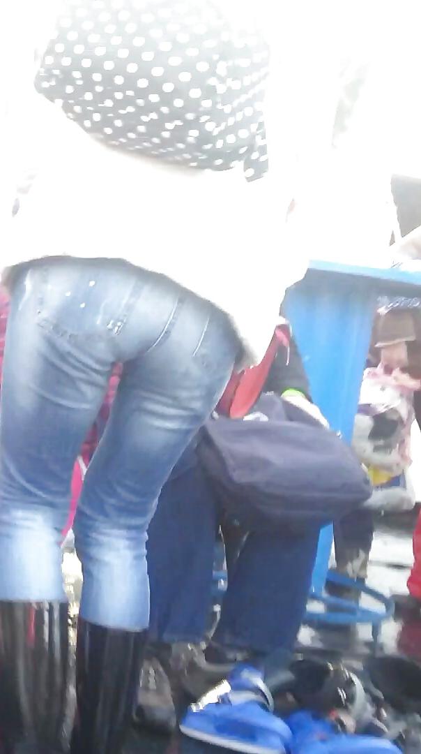 25P Spy sexy jeans ass women romanian