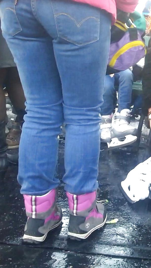 25P Spy sexy jeans ass women romanian