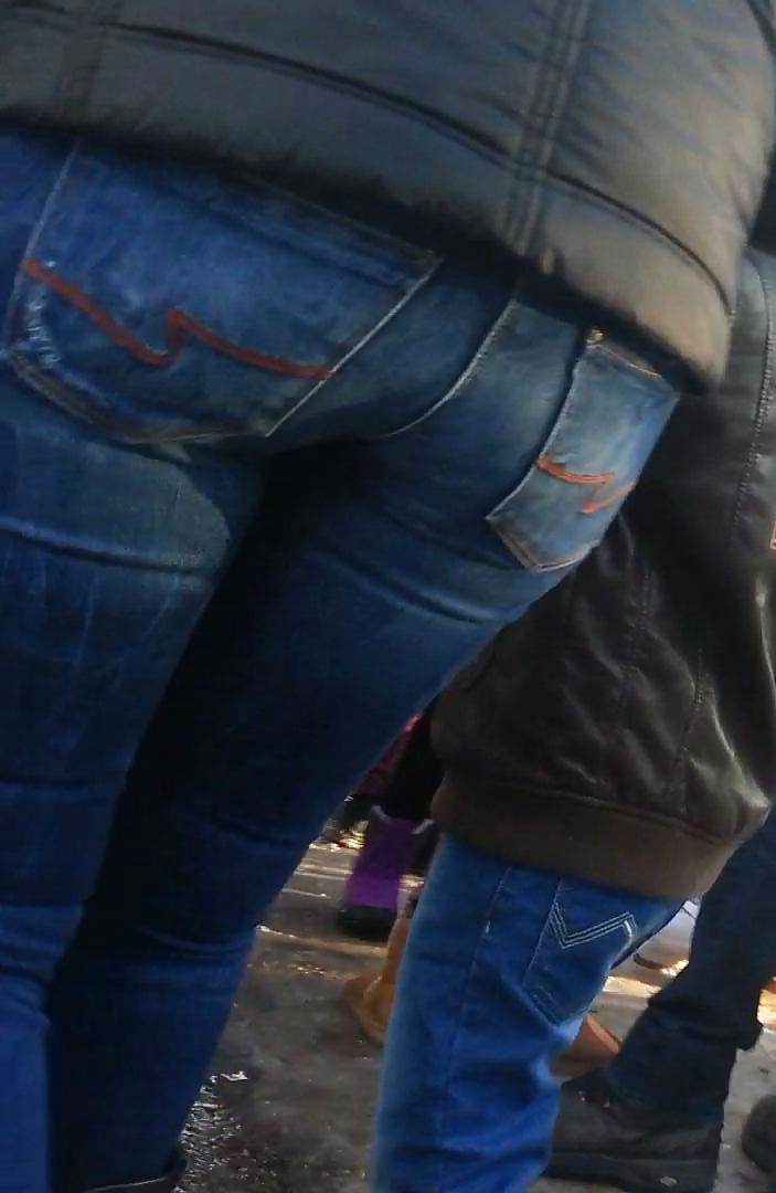25P Spy sexy jeans ass women romanian