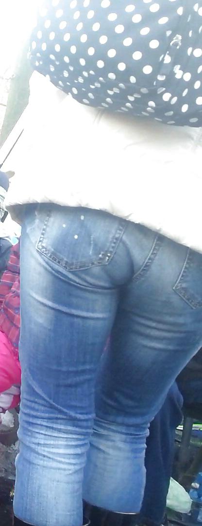 25P Spy sexy jeans ass women romanian