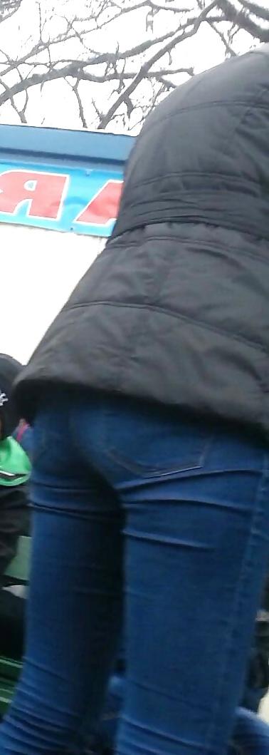25P Spy sexy jeans ass women romanian
