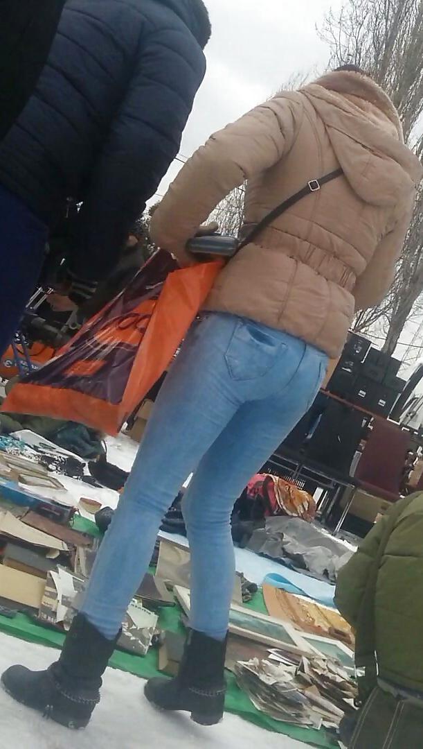 25P Spy sexy jeans ass women romanian