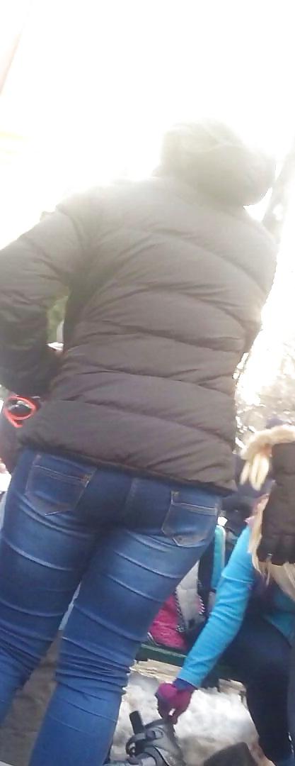 25P Spy sexy jeans ass women romanian
