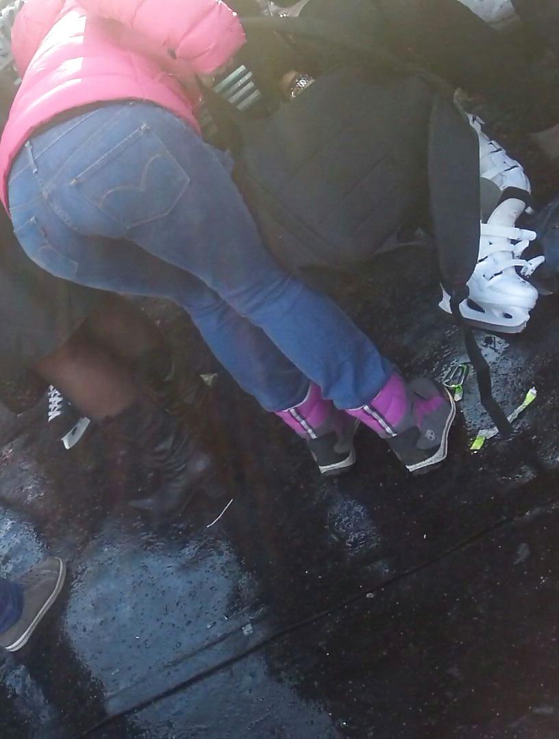 25P Spy sexy jeans ass women romanian