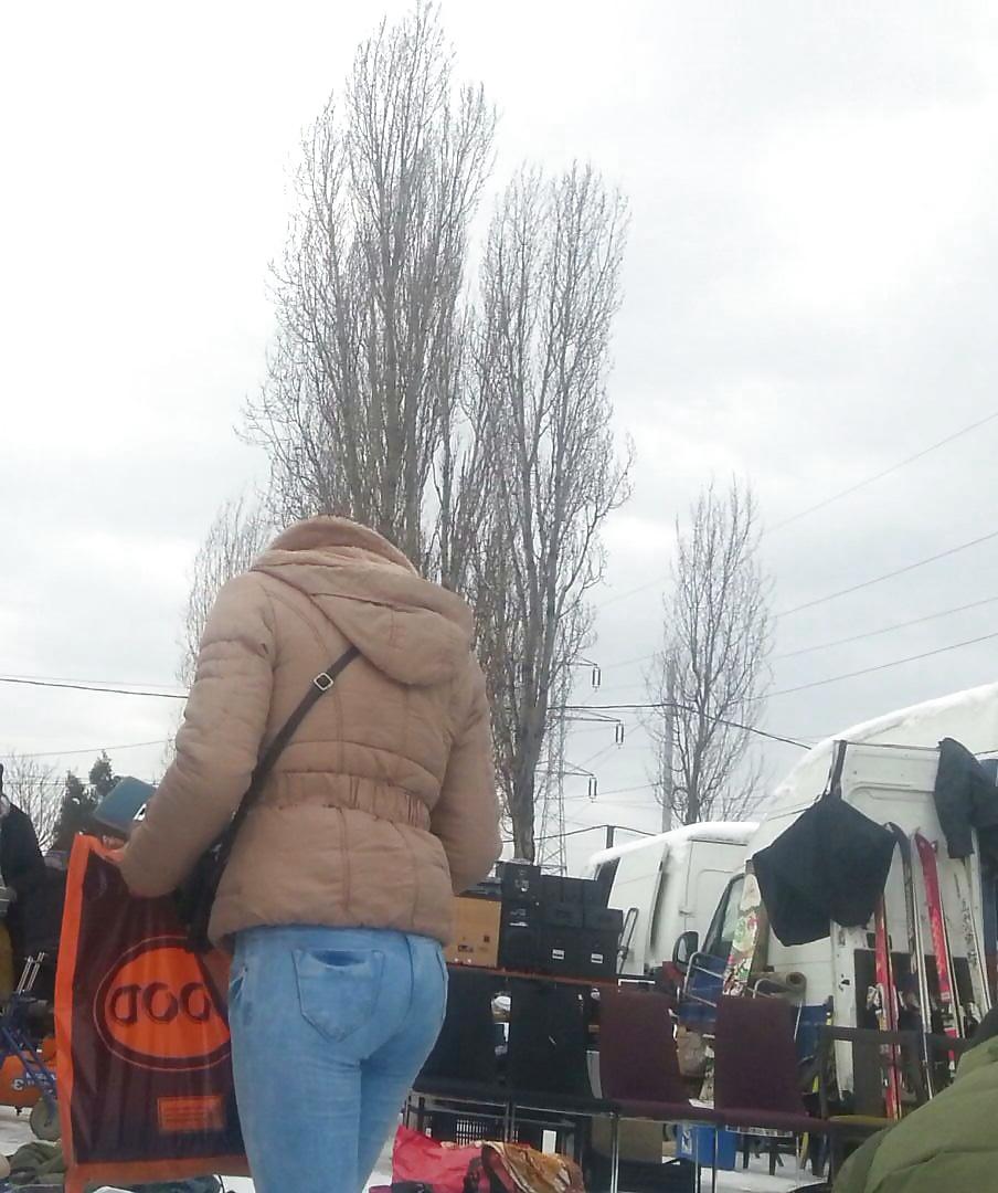 25P Spy sexy jeans ass women romanian