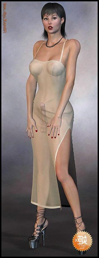 15P 3d futanari
