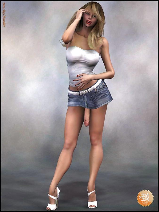15P 3d futanari
