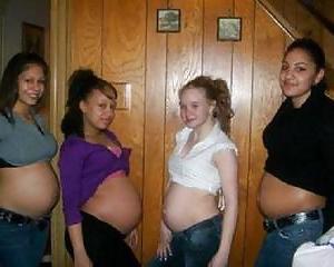 4P YOUNG PREGNANT EBONY BABYMAMA