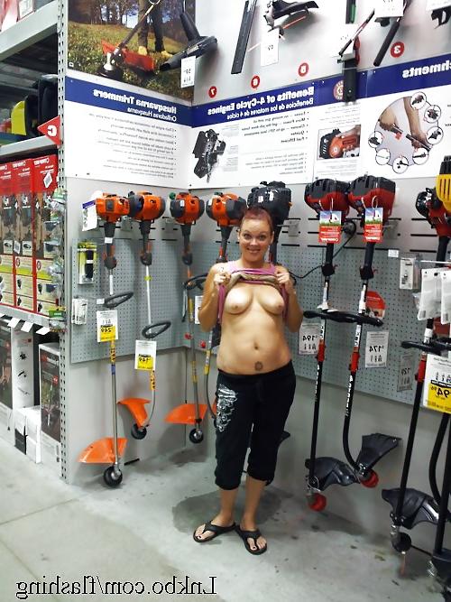 17P Nude in Supermarket or Store 8