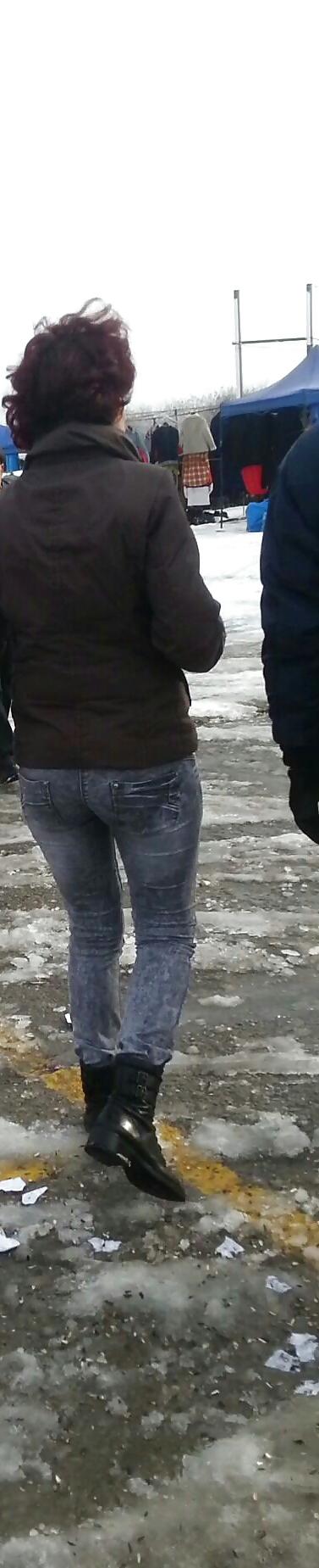 25P Spy teens and mature sexy jeans ass romanian