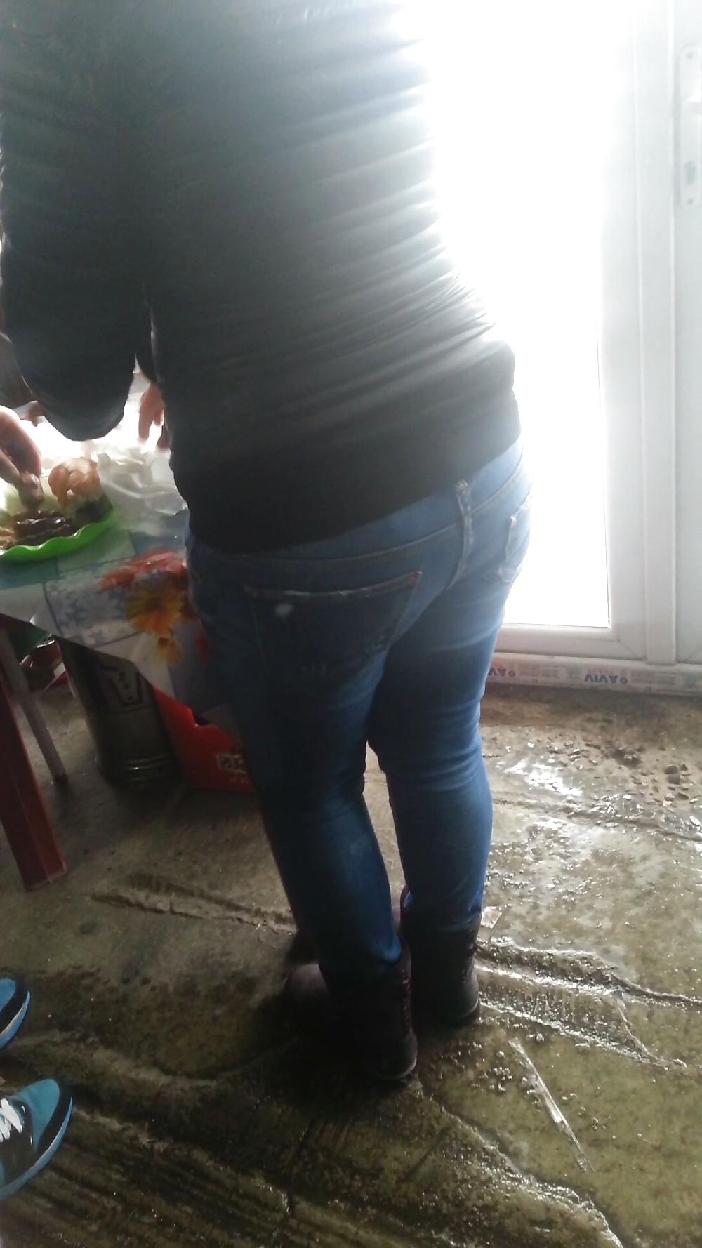25P Spy teens and mature sexy jeans ass romanian