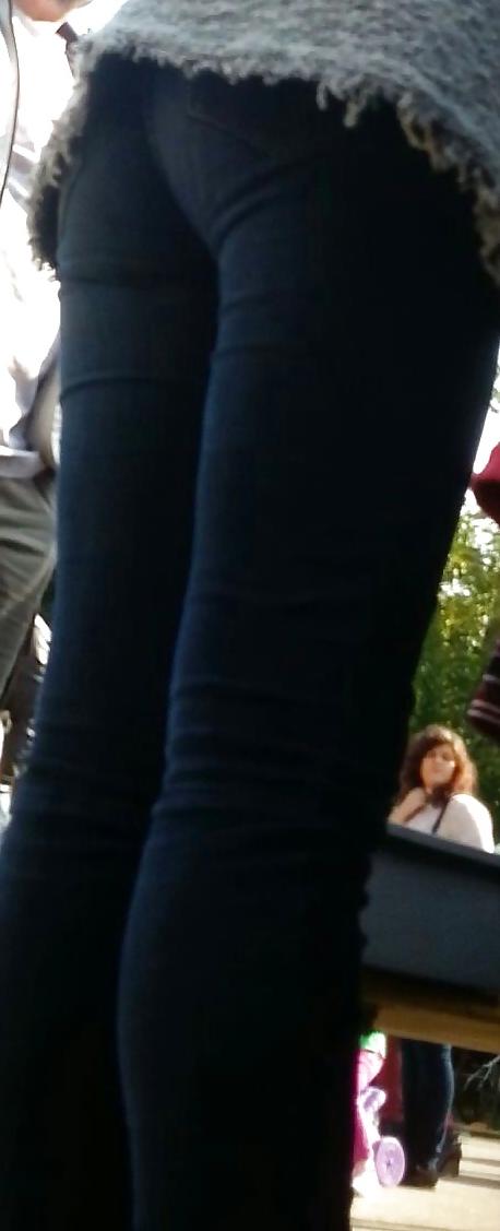 25P Spy teens and mature sexy jeans ass romanian