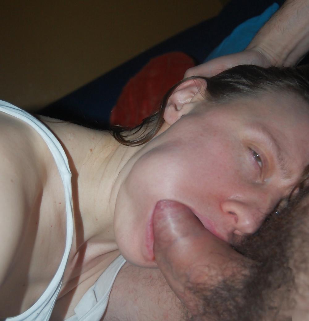 20P Ugly housewife suck some cock
