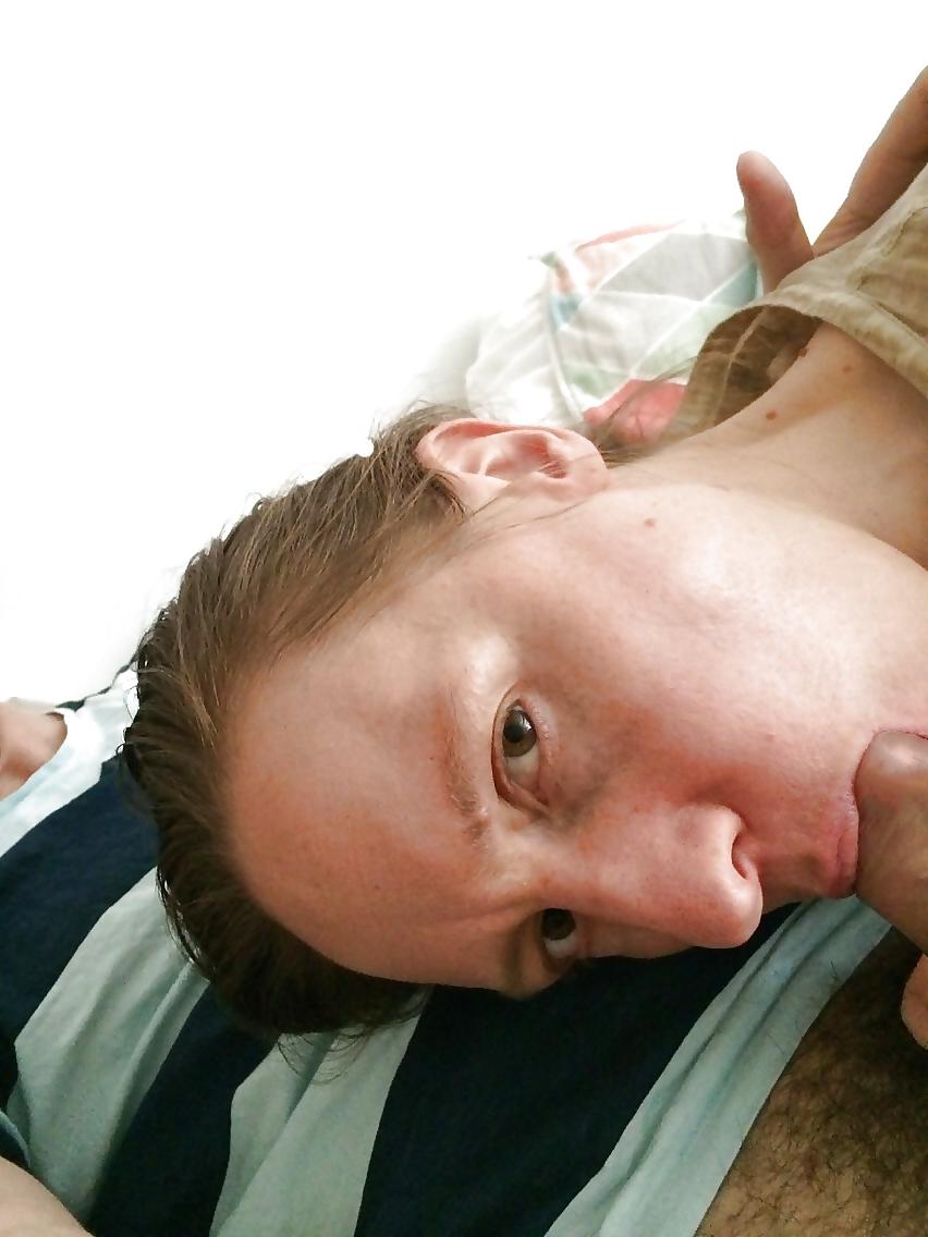 20P Ugly housewife suck some cock