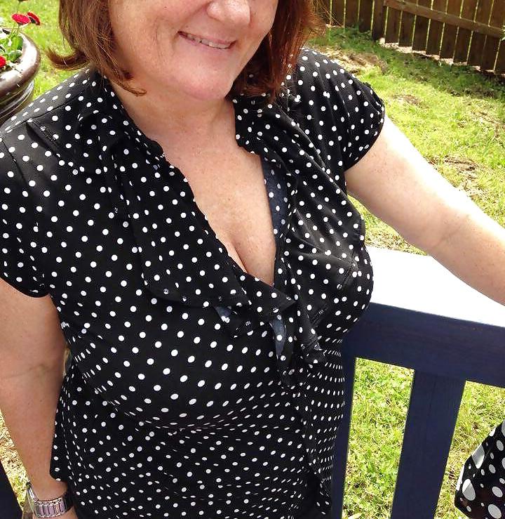 20P Cougar Mrs. C A redhead with big sexy feet and plump toes