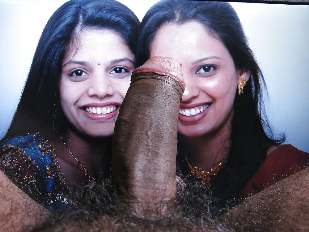 14P Indian sluts geting cock and cum all over them