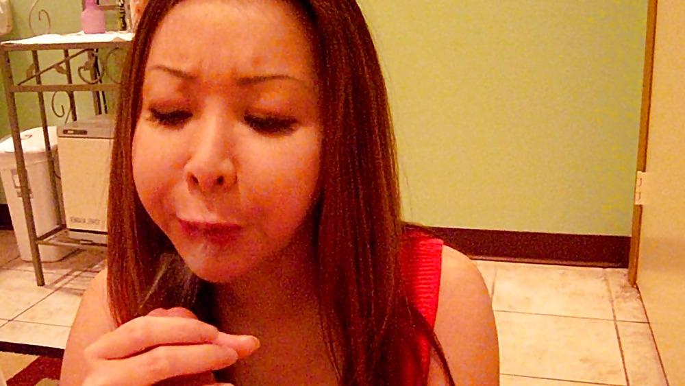 25P Shy love to spit on my cock
