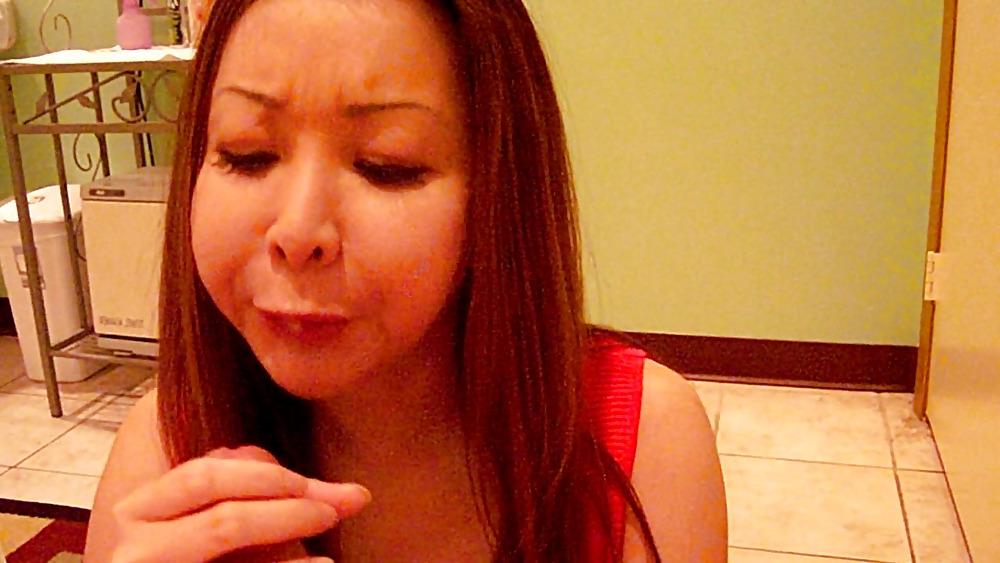 25P Shy love to spit on my cock