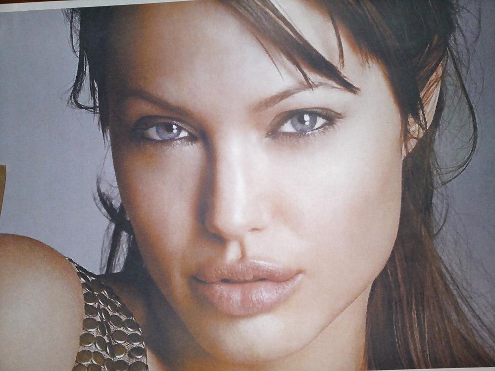 4P Cum over Angelina Jolie Mady by !!!SBLIGHTER!!!